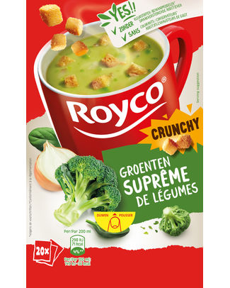 Soupe Royco Crunchy Suprême de Légumes