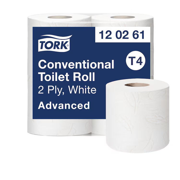 Papier WC Ménager Traditionnel Tork T4 2 plis 48rlx