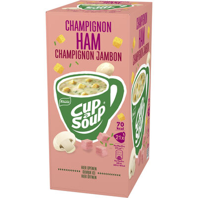 Cup-a-Soup Champignon & Jambon & Croûtons – Livraison sous 1 semaine minimum