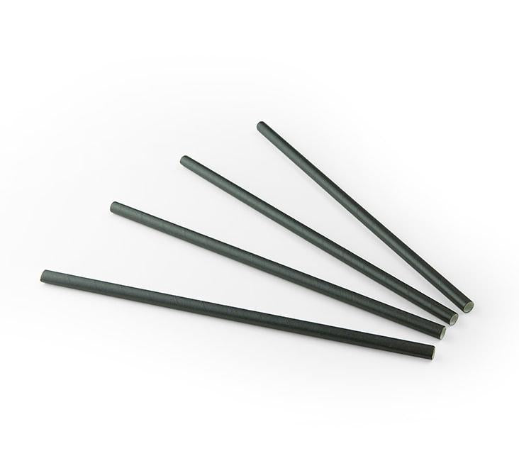 Pailles papier Noire Cocktail (100pcs)