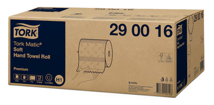Papier Main WC Tork Soft Matic H1 6rlx x 100m