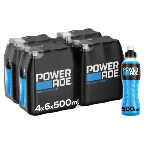 Powerade Bleu Mountain Blast pet 24x50cl