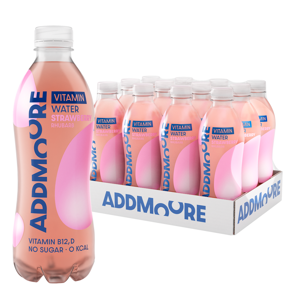 Addmoore Vitamin Water Strawberry (12x50cl)