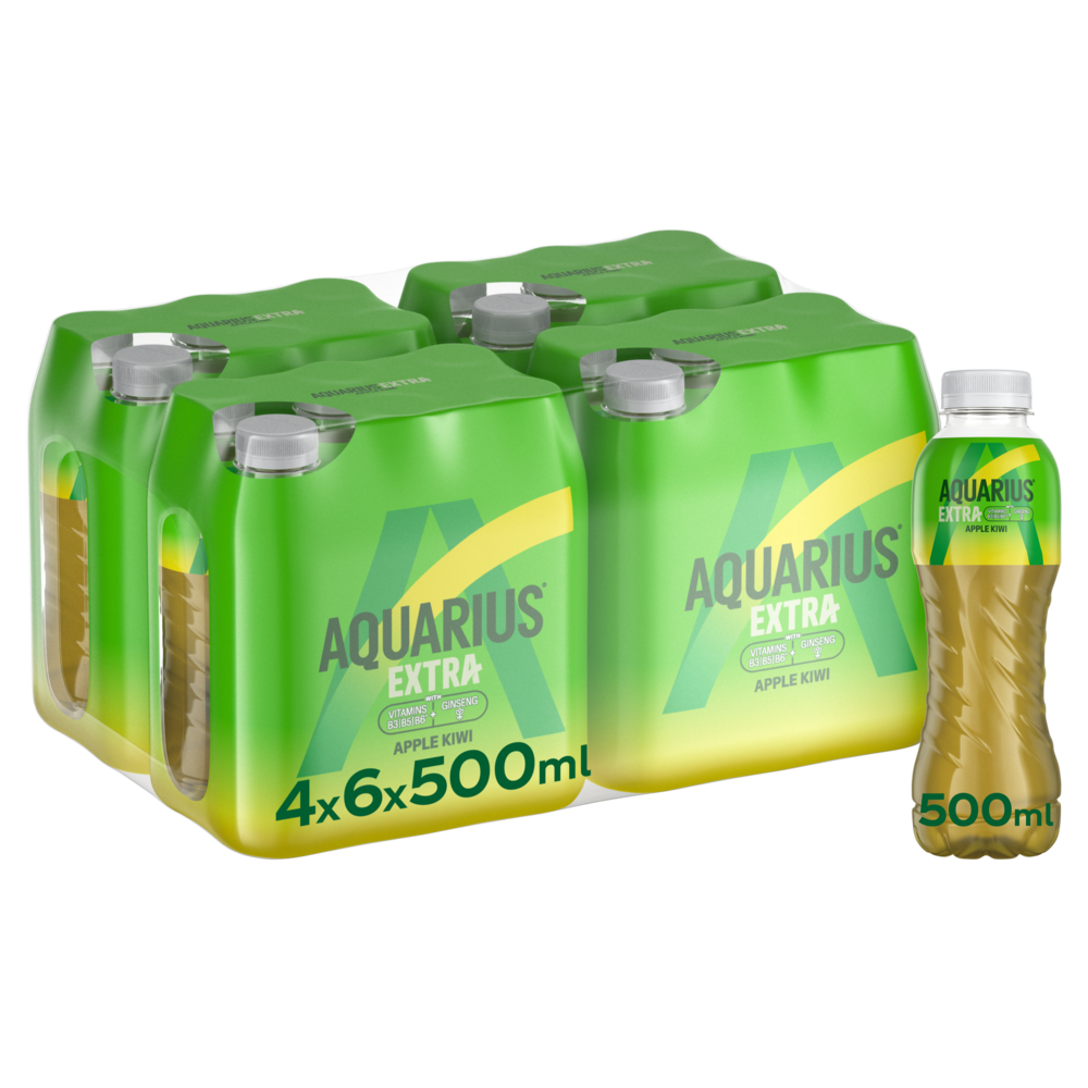 Aquarius Extra Apple Kiwi PET 24x50cl
