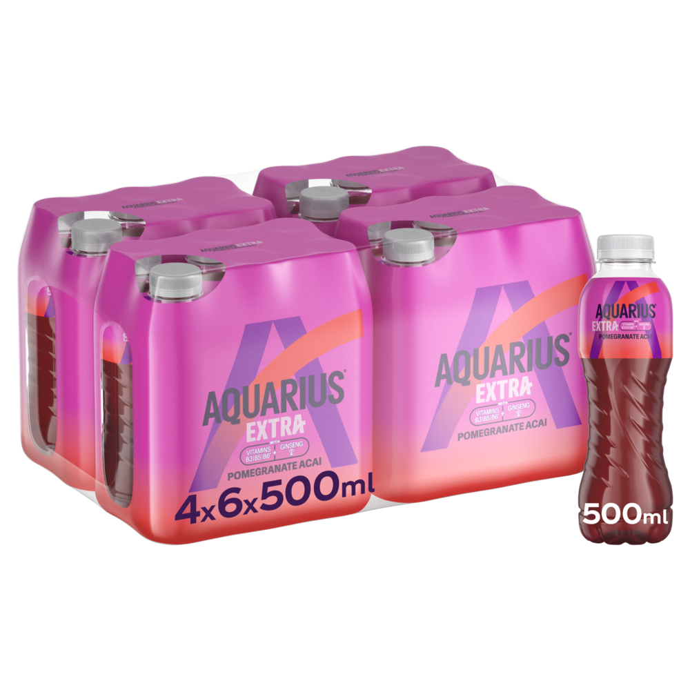 Aquarius Extra Pomegranate Açai PET 24x50cl