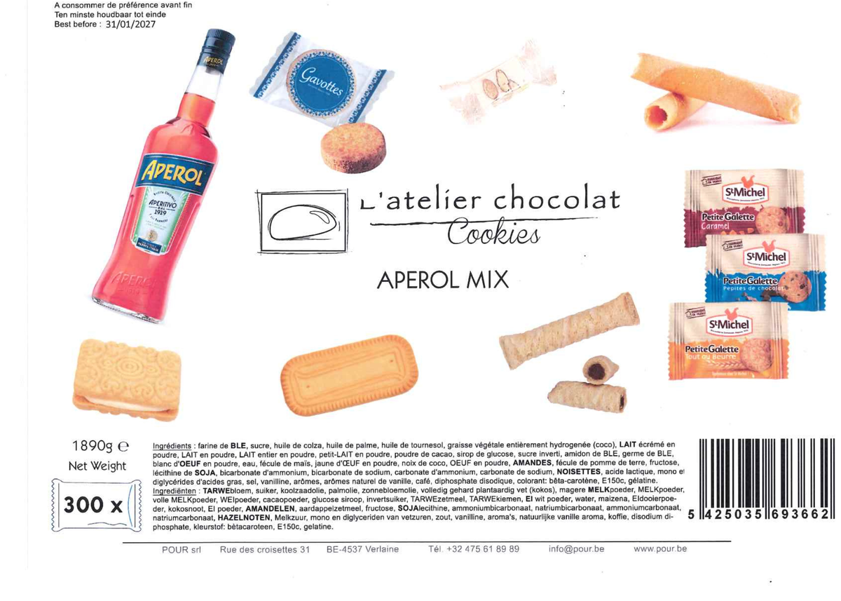 Box Biscuit Aperol Mix – L’Atelier Chocolat