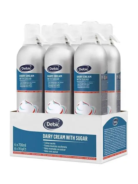 Chantilly Debic – Carton de 6 bombes de 700ml