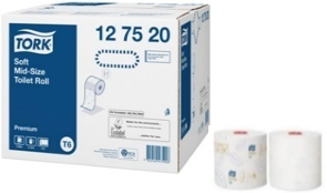 Papier WC Tork Compact Roll T6 2 plis 27rlx x 100m